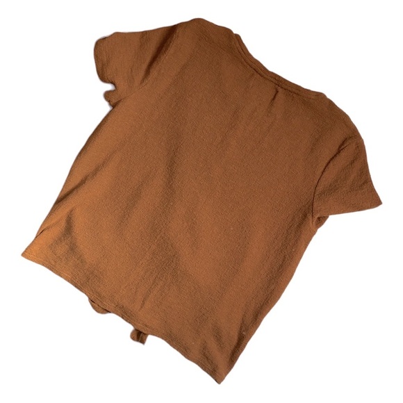 Madewell Texture & Thread Modern Tie-Front Top - Picture 3 of 4